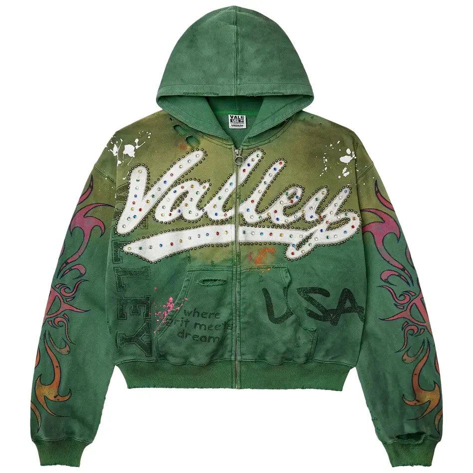 Vale Inferno Zip Up Hoodie