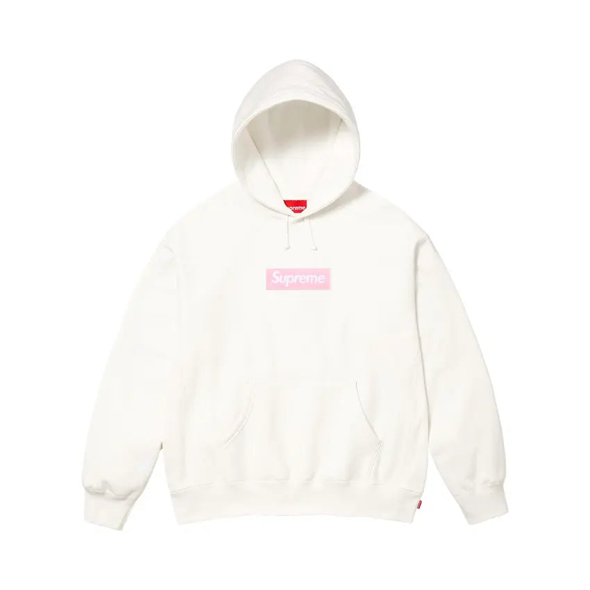 Supreme Box Logo Hooded Sweatshirt (FW25) White