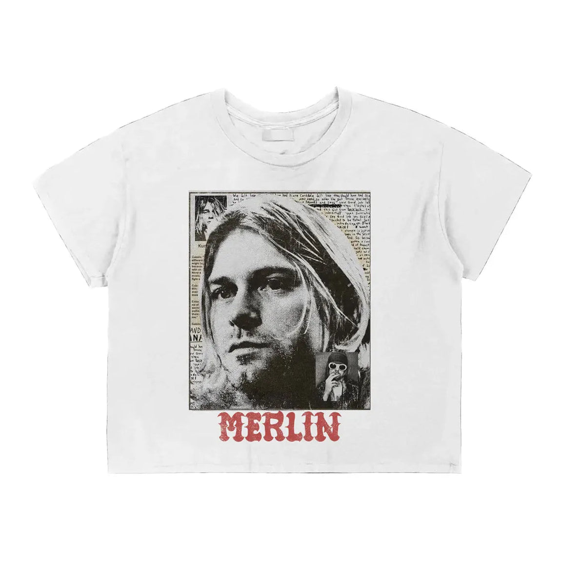 Merlin Cobain T-Shirt White