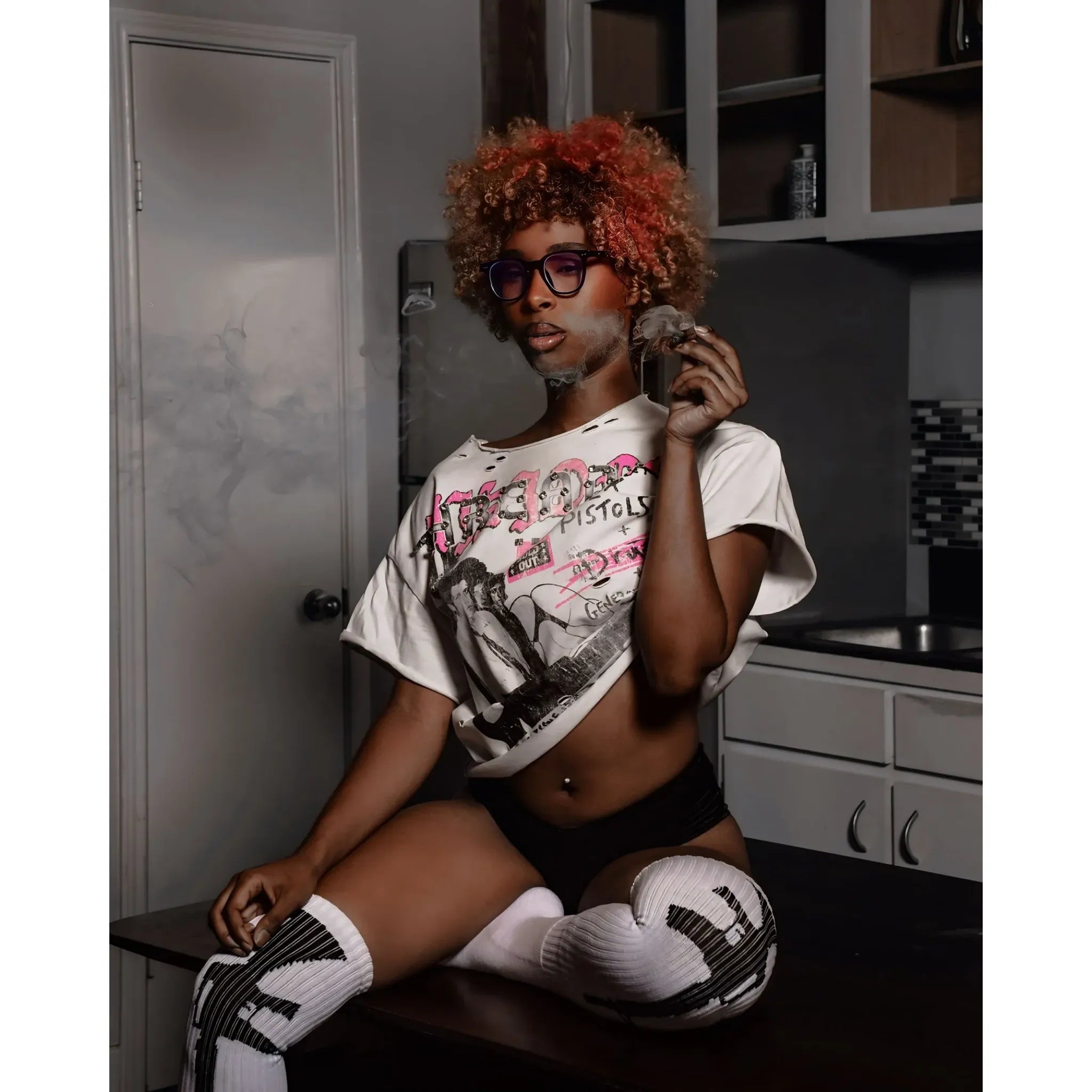 Threaded Vision 90s Sold out tour tee WHITE