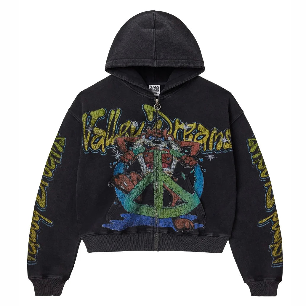 Vale Taz Zip Up Hoodie