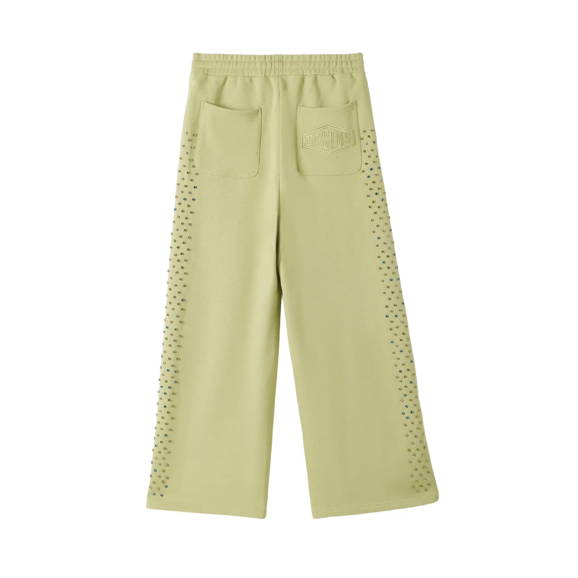 Azva Crystal Cactus Sweatpants Sage