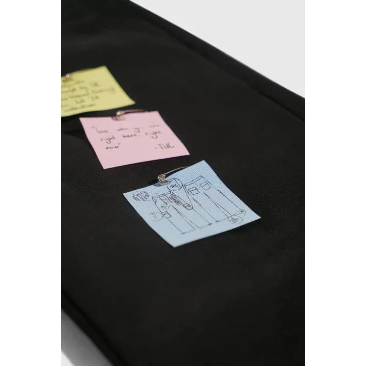 Sticky Notes Sweatpants Black