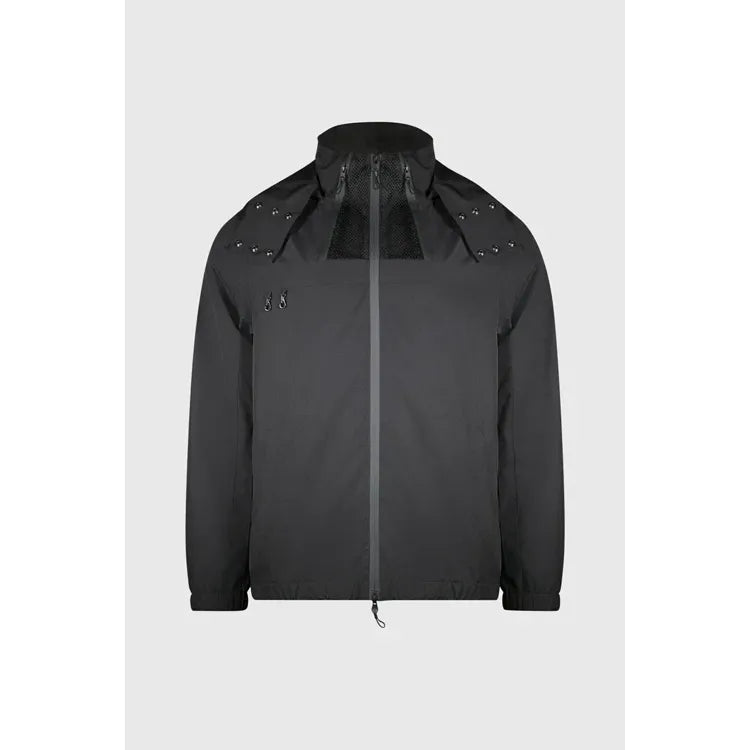 White Lines Waterproof Utility Jacket Black