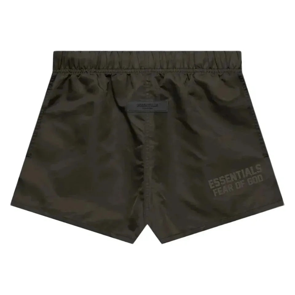 Fear of God Essentials Nylon Running Shorts Off Black