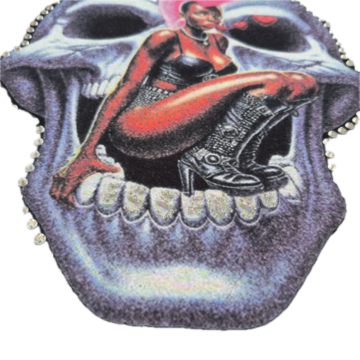 Scarlet Sin Cut Off Tee Black