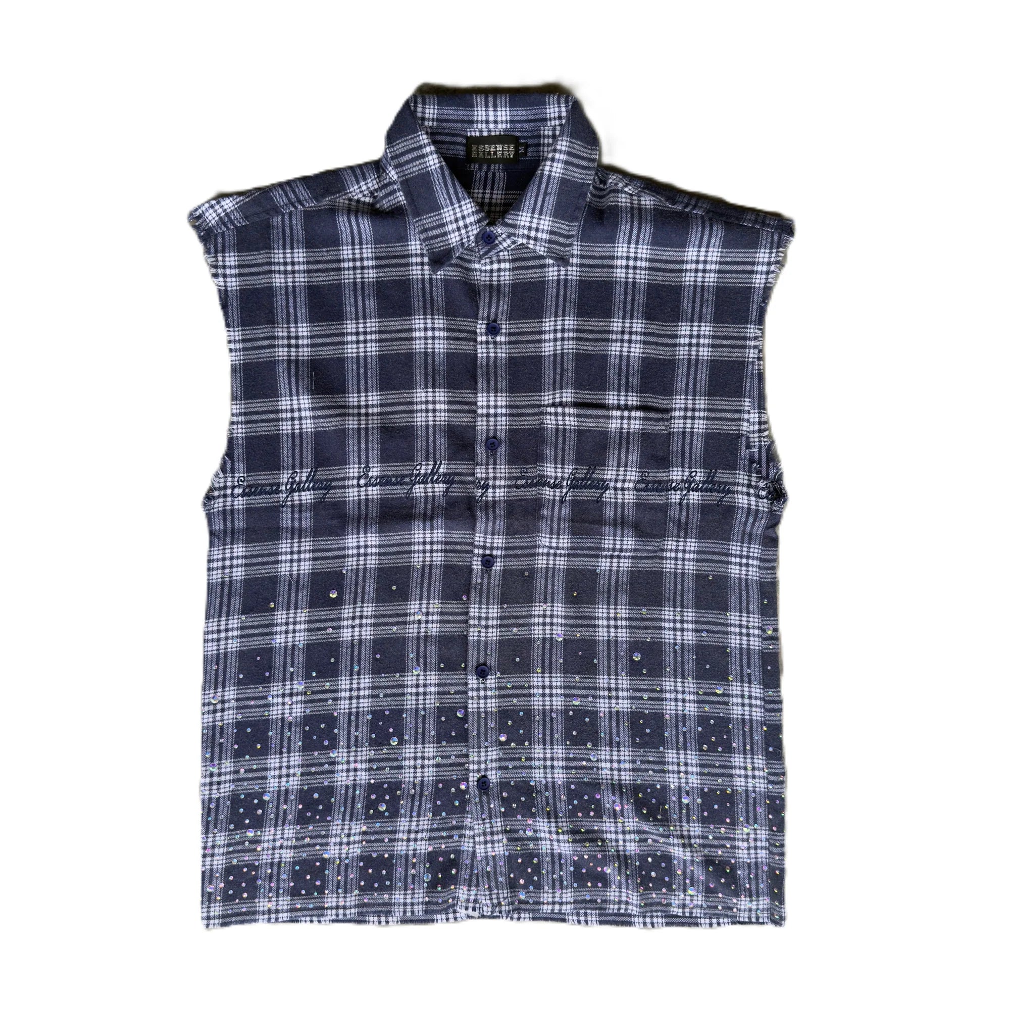 Midnight Haze Cut Off Flannel