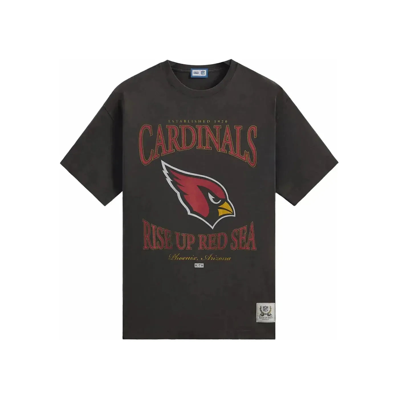 Kith x NFL Cardinals Vintage Tee Black