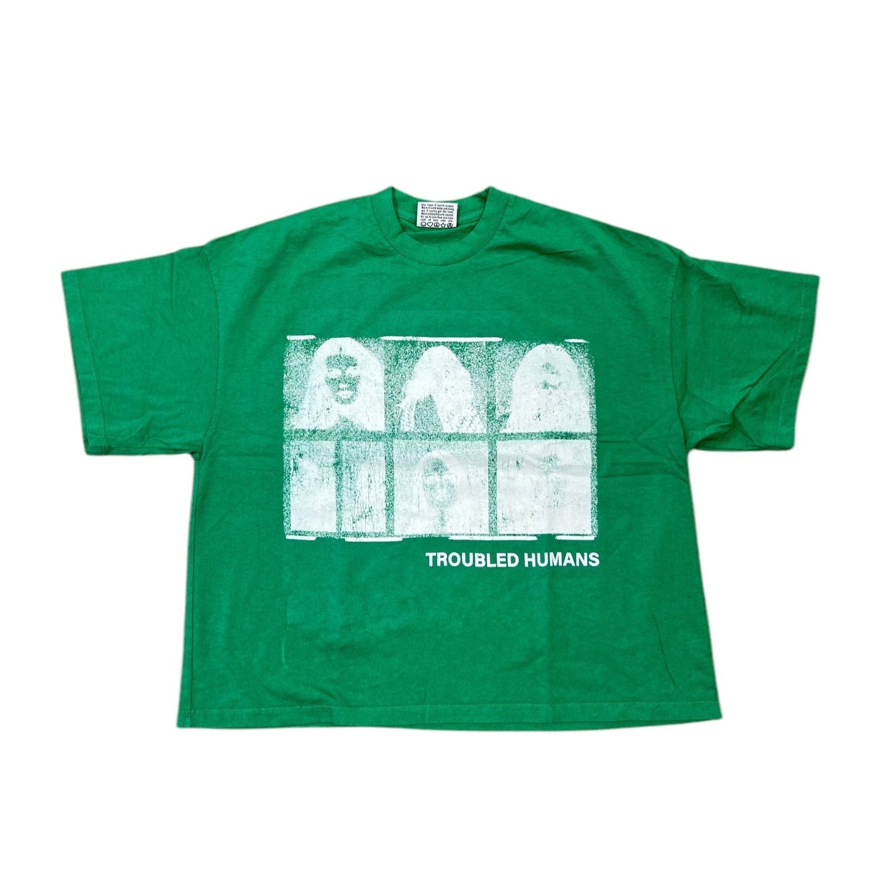 Trouble Humans Out On Bail Green T-Shirt