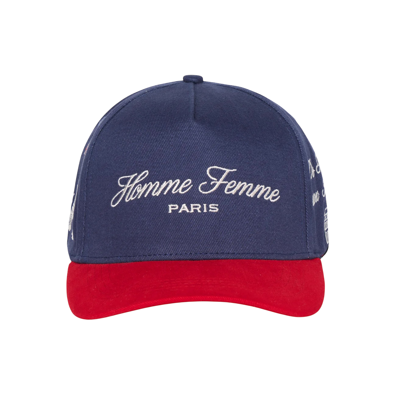 Homme Femme Paris Prestige Snapback Navy & Red