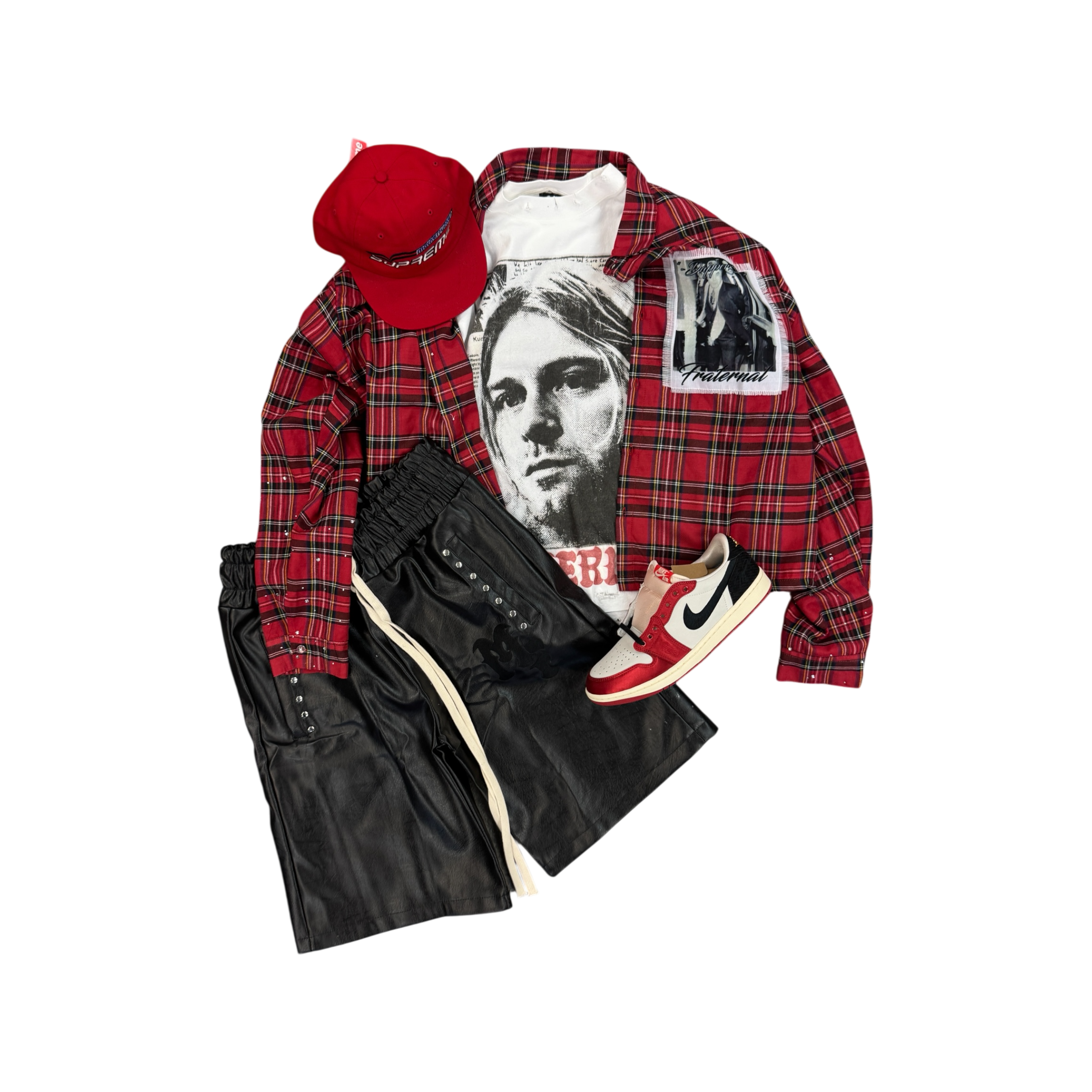 MF Leather Handmade Shorts Black