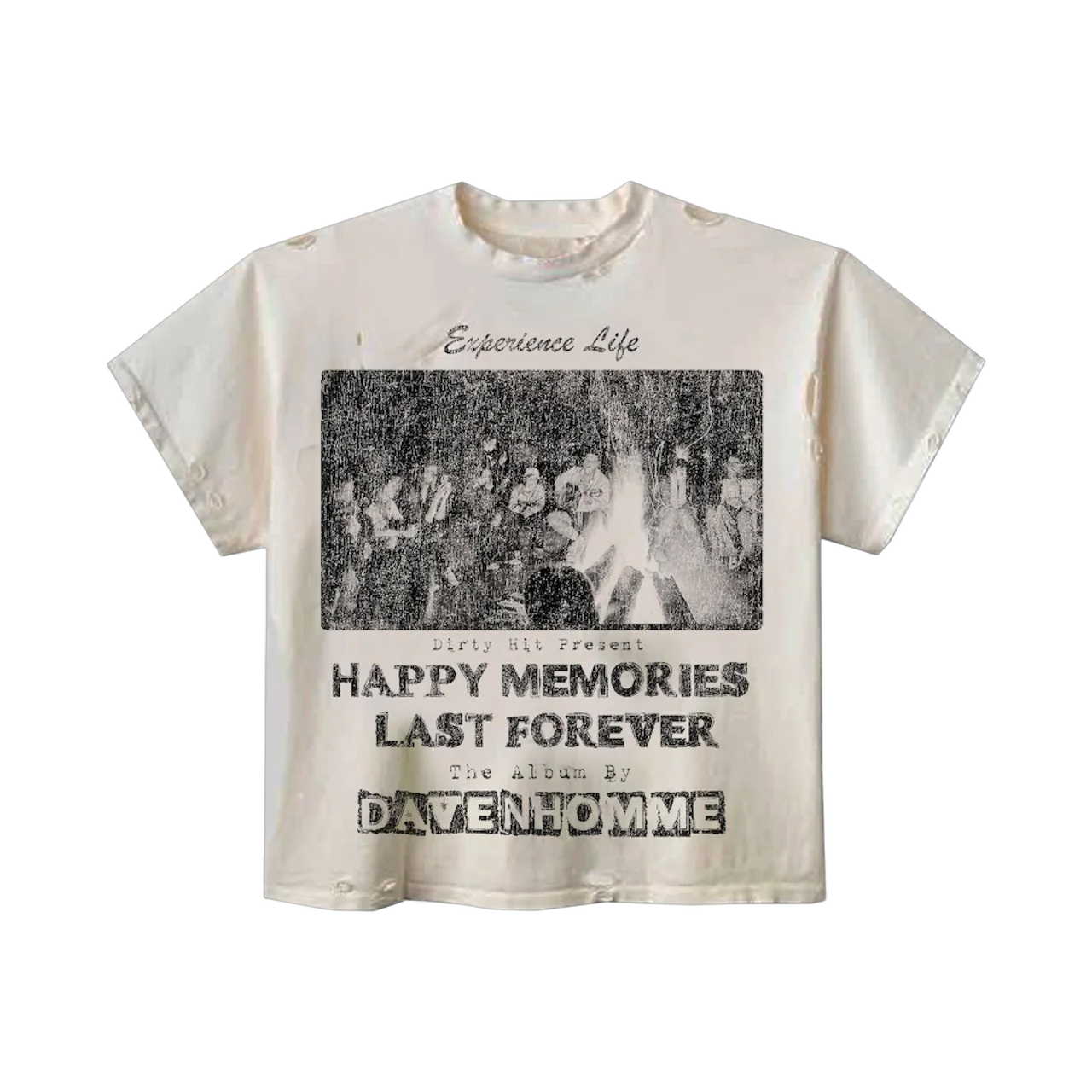 Daven Homme Happy Memories T-Shirt White