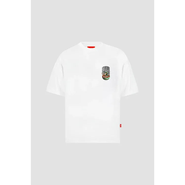 Year of The Snake Oversized Tee White