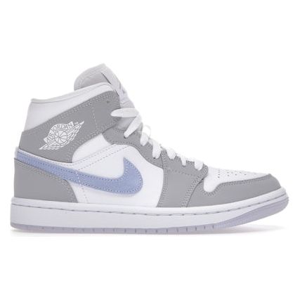 Air Jordan 1 Mid Wolf Grey Aluminum