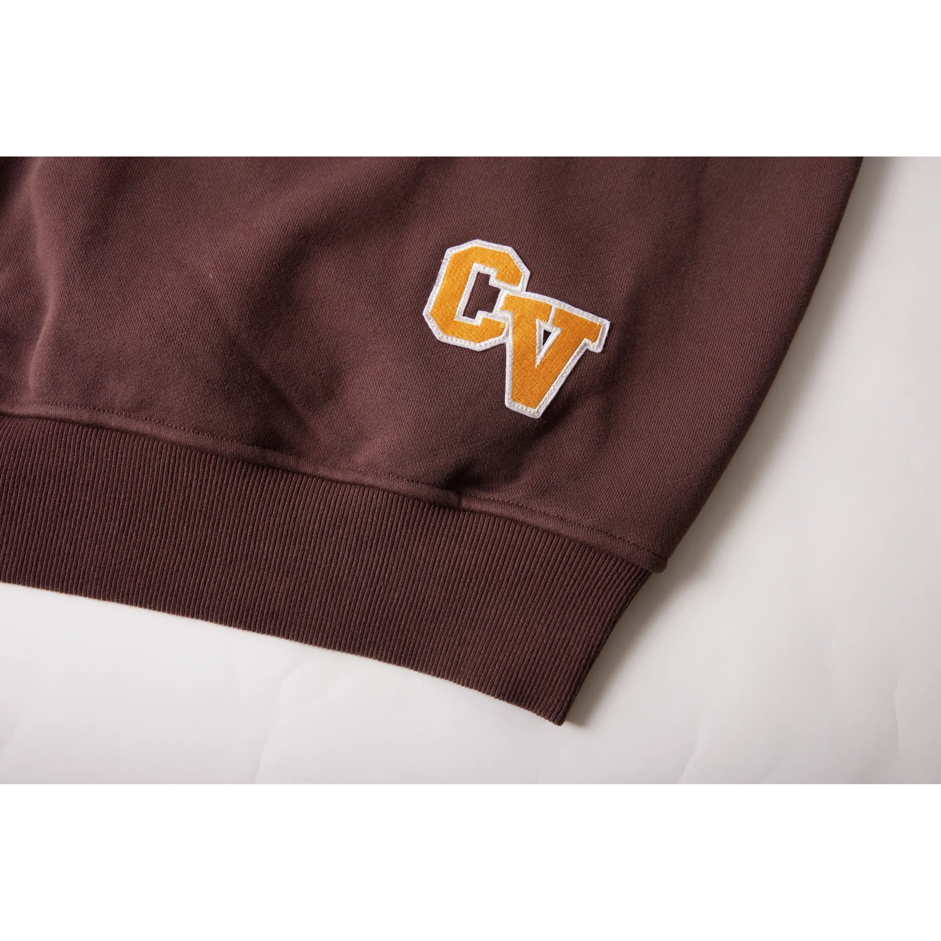 Azva Crooked Cactus Zip Hoodie Brown