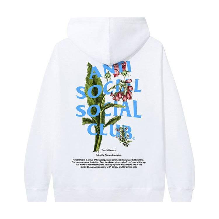 Anti Social Social Club Fiddleneck Hoodie White