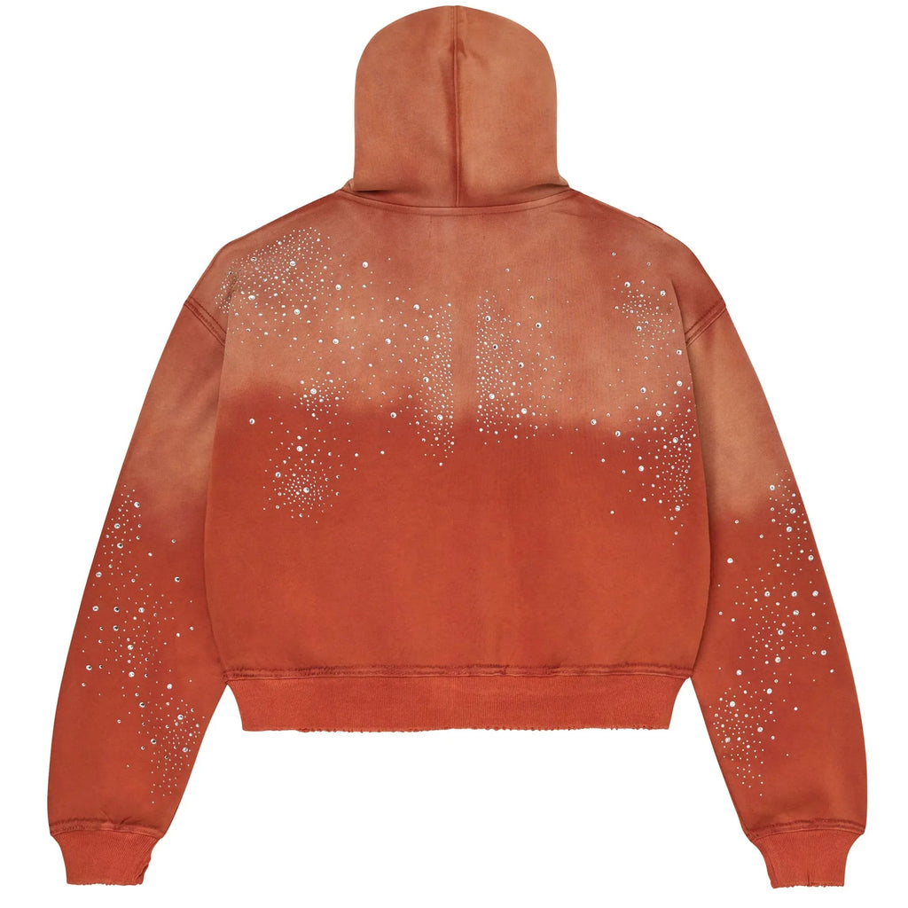 Vale Classico Zip Up Hoodie Orange
