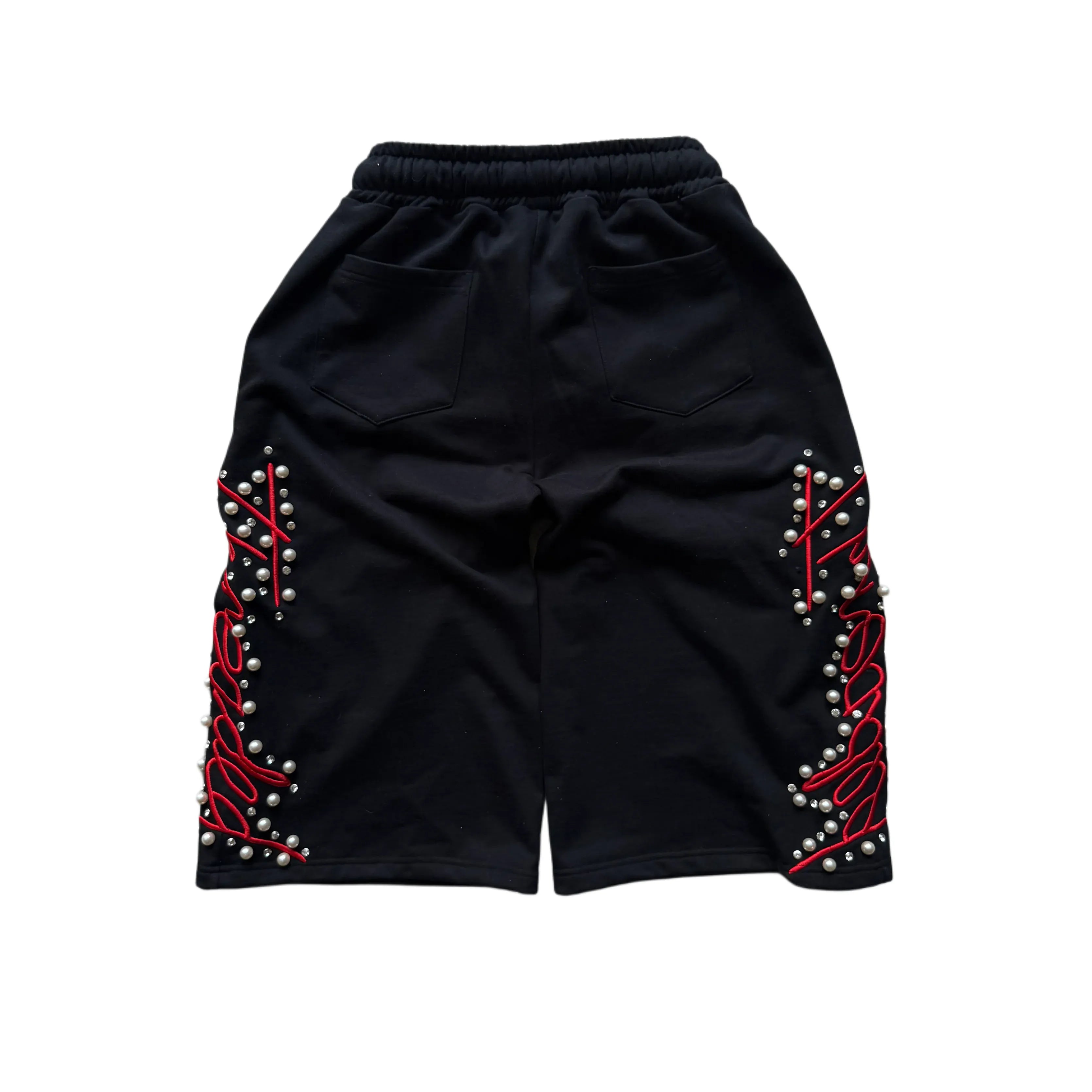 Threaded Vision Adam Sandler Long Shorts Black