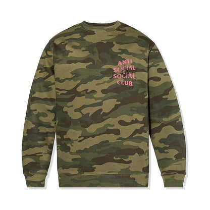 Anti Social Social Club Theories Crewneck Forest Camo