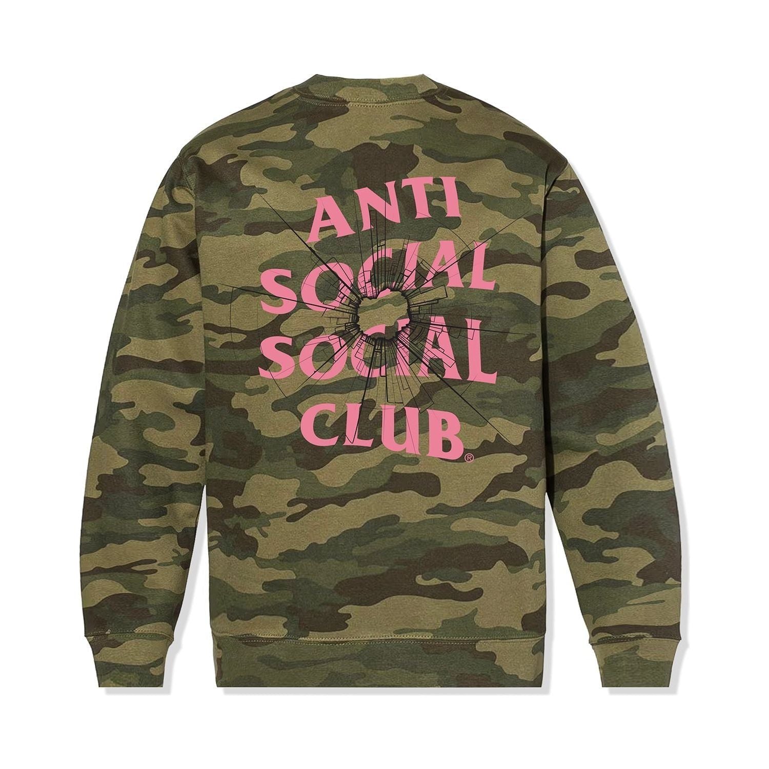 Anti Social Social Club Theories Crewneck Forest Camo