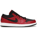 Air Jordan 1 Low Reverse Bred Pebbled Swoosh