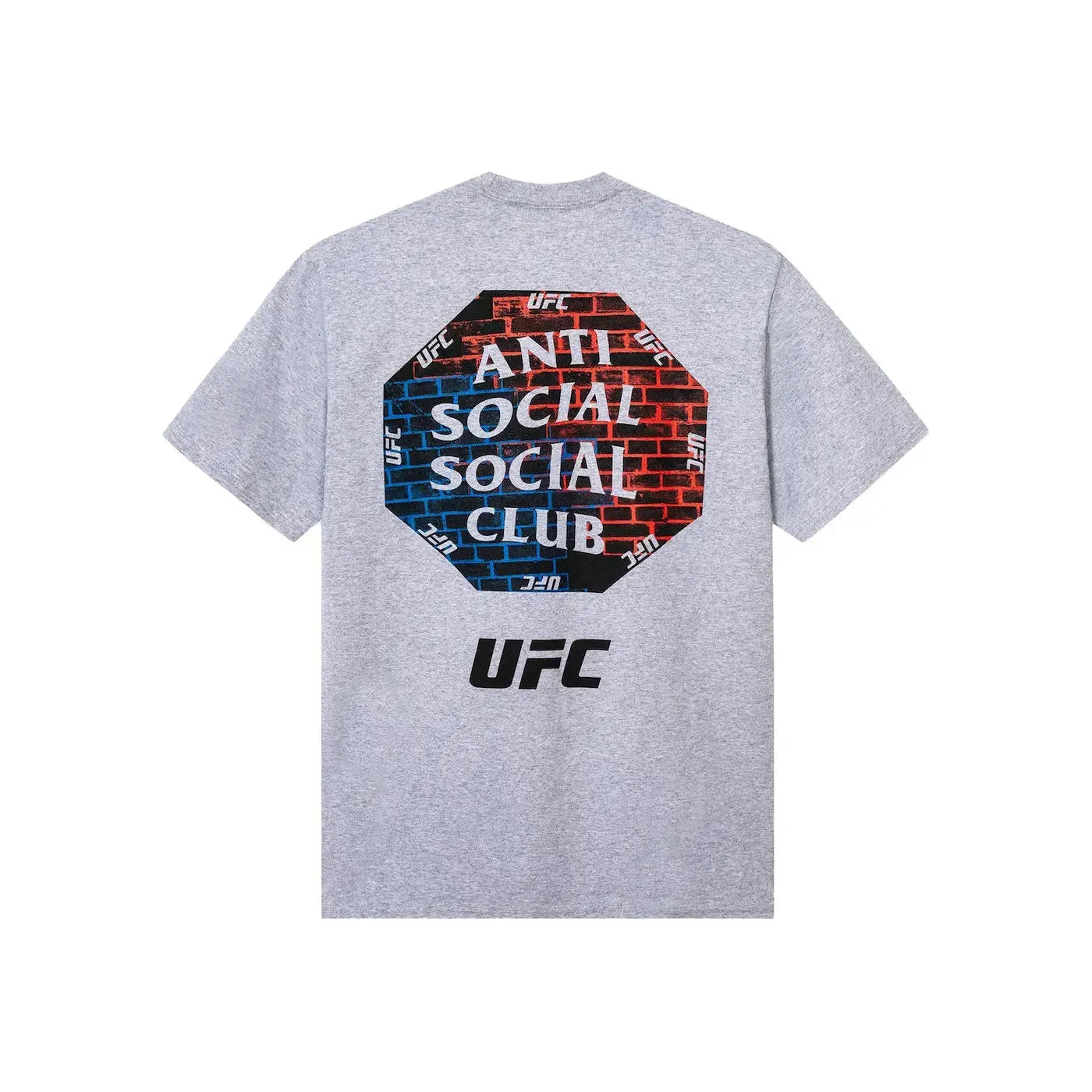 Anti Social Social Club X UFC Conned Tee Heather