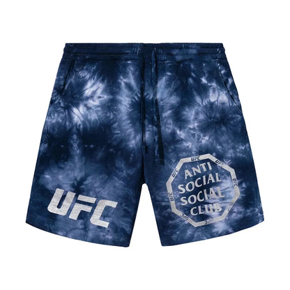 Anti Social Social Club X UFC Sweat Shorts Blue