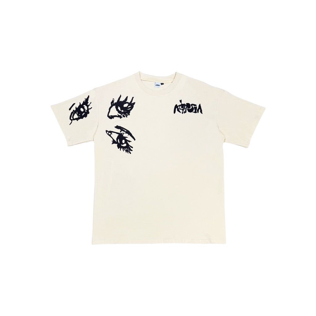 AOPSIA All Seeing Eyes Tee Cream