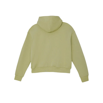 Azva Crystal Cactus Zip-Up Hoodie Sage