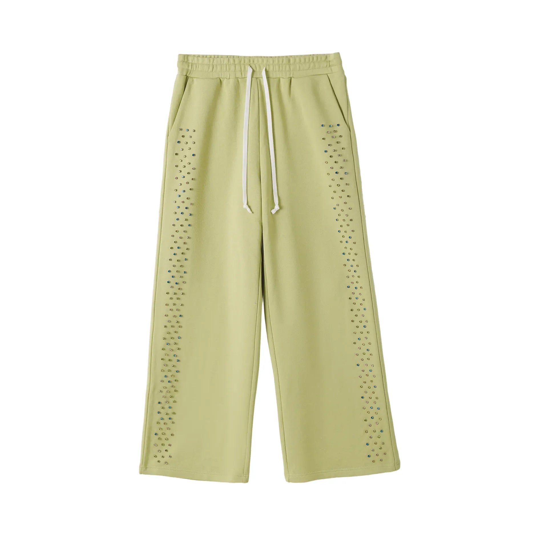 Azva Crystal Cactus Sweatpants Sage