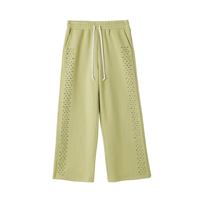 Azva Crystal Cactus Sweatpants Sage