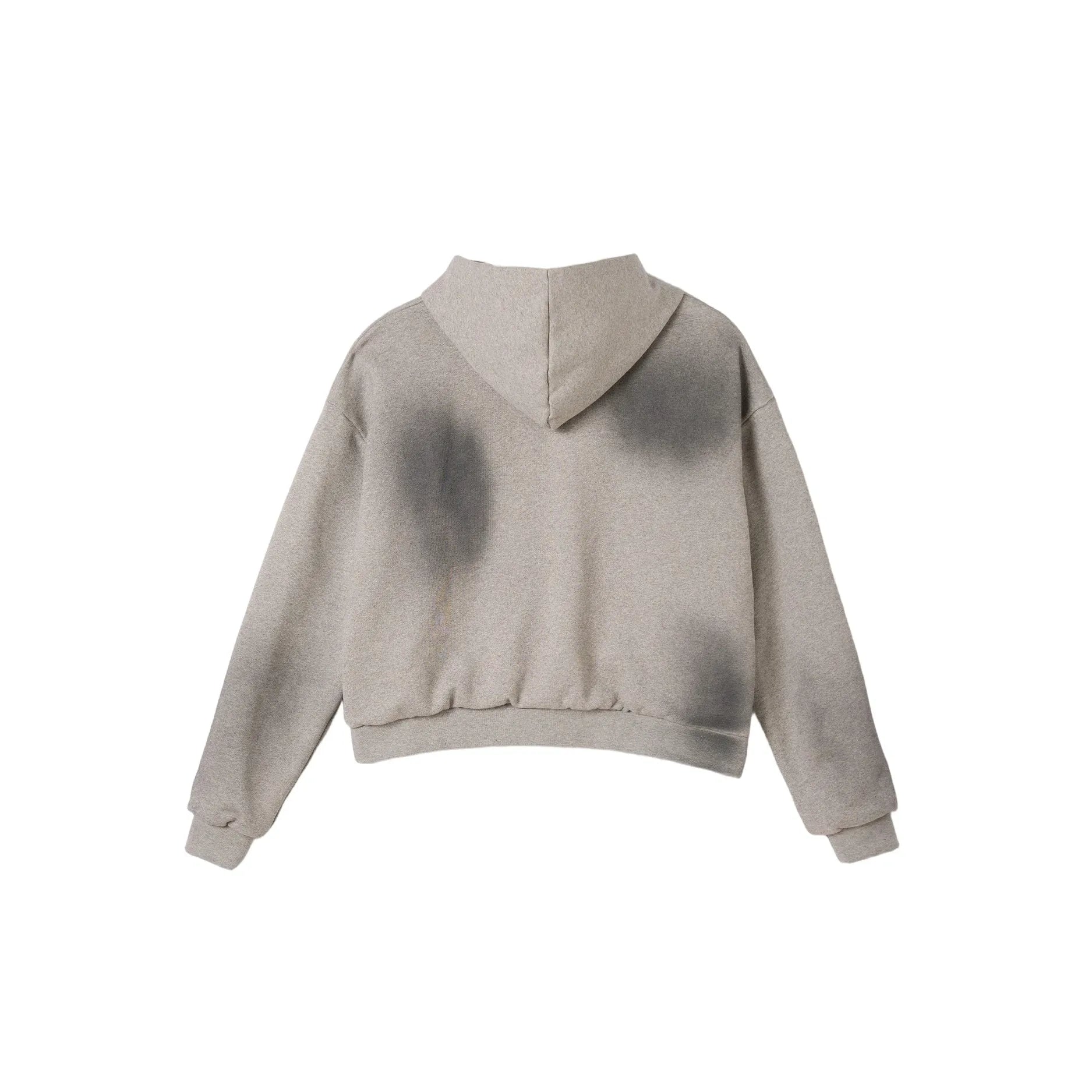 Azva Split Tone Zip-Up Hoodie