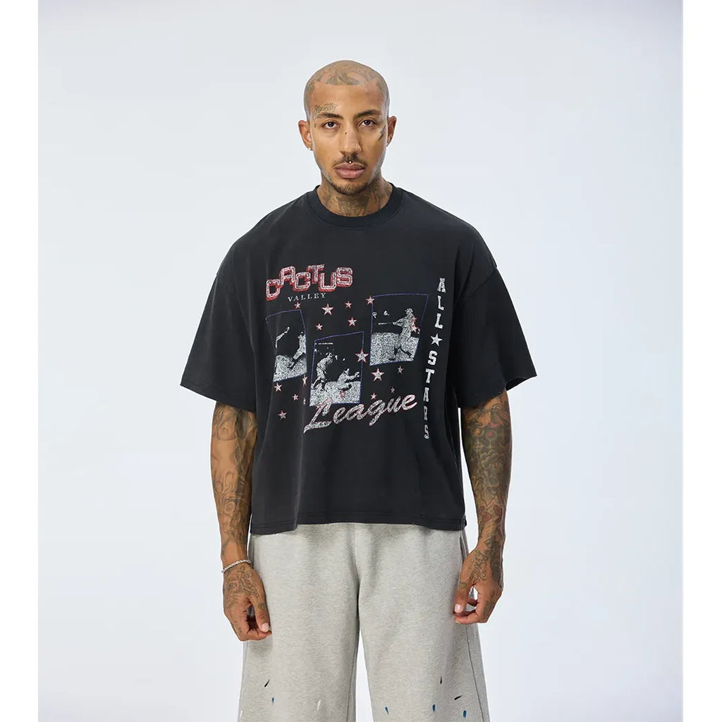 Azva  Big Leagues Tee Black