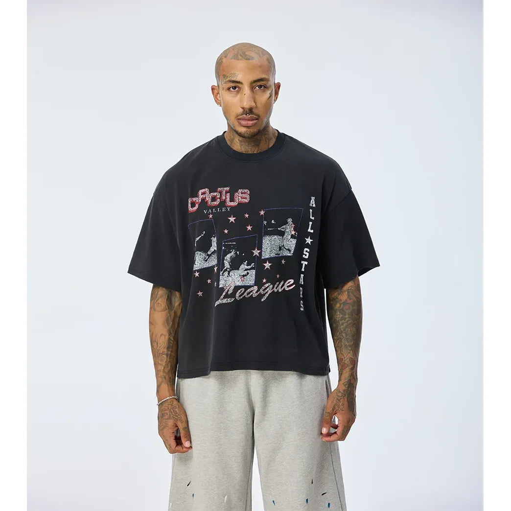Azva  Big Leagues Tee Black