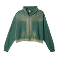 Azva Studded Bolt Hoodie Green