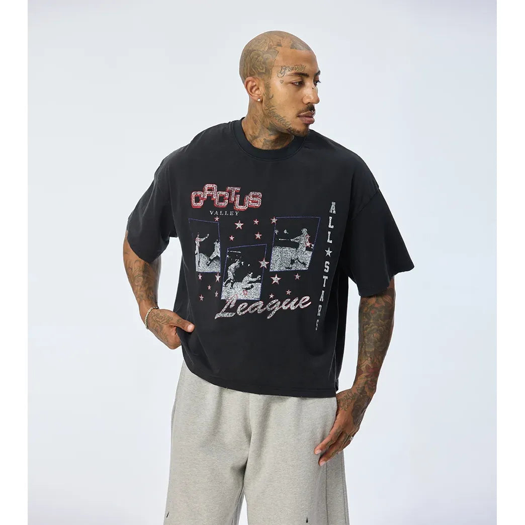 Azva  Big Leagues Tee Black