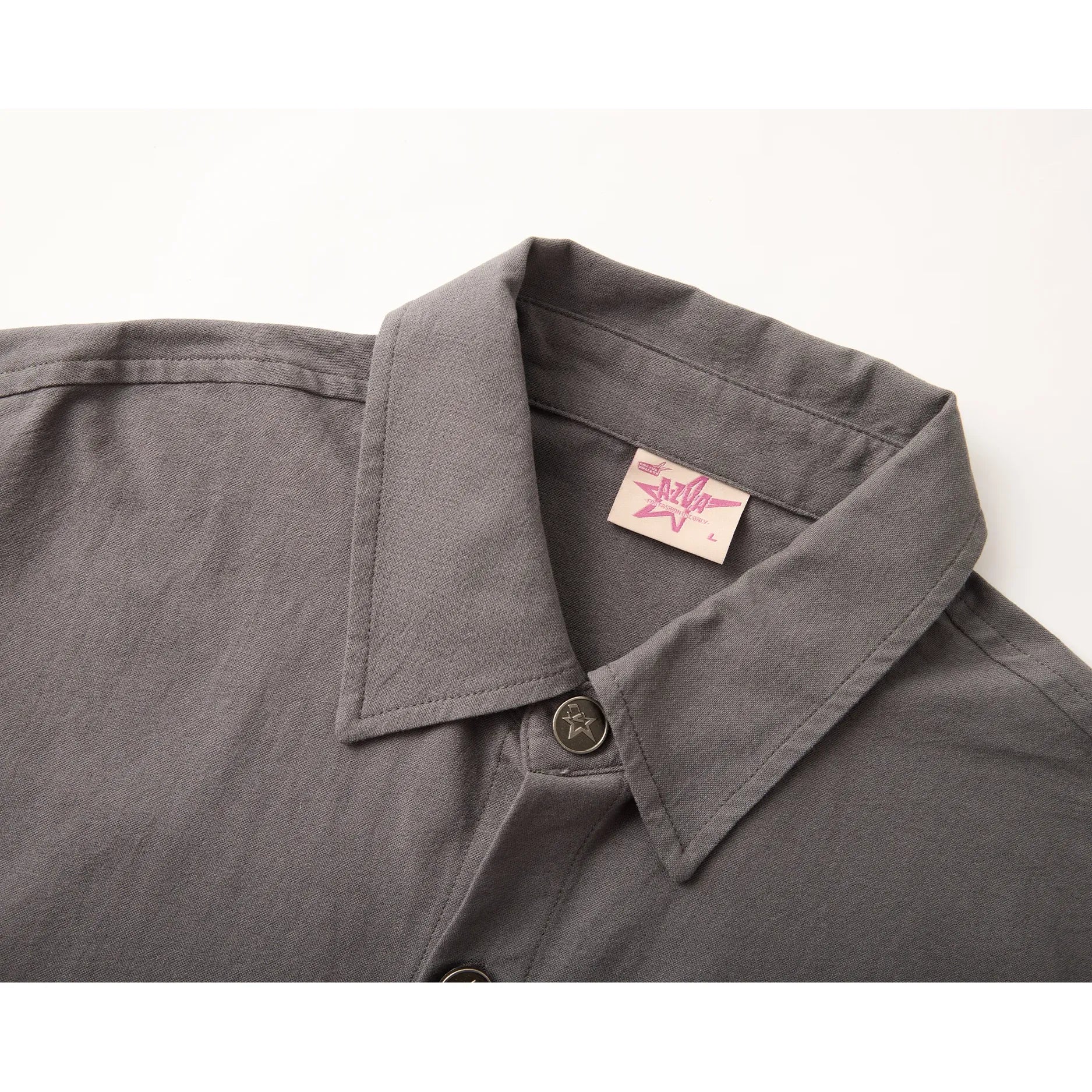 Azva Cactus Stud Drip Button Up