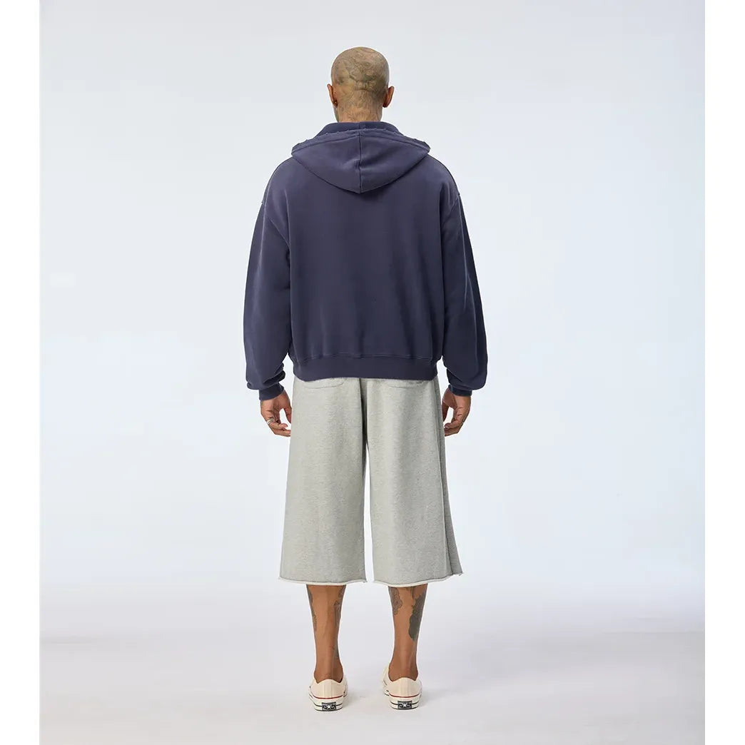 Azva Shoelace Hoodie Navy
