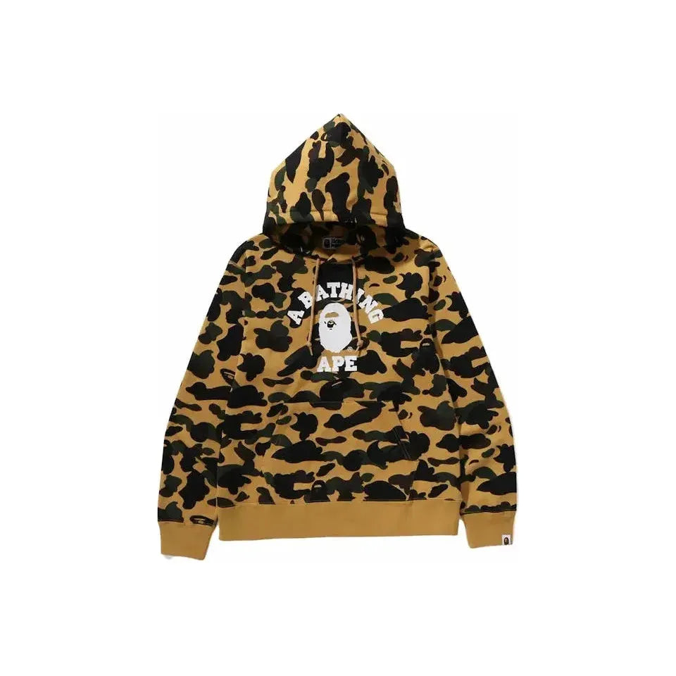 BAPE 1ST Camo College Pullover Hoodie (FW23)