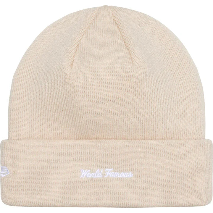 Supreme New Era Box Logo Beanie (FW24) Stone – Sneak Peek Luxury