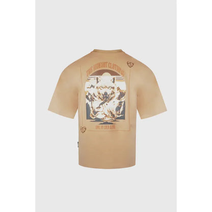 Love in Cold Blood Oversized Tee Tan