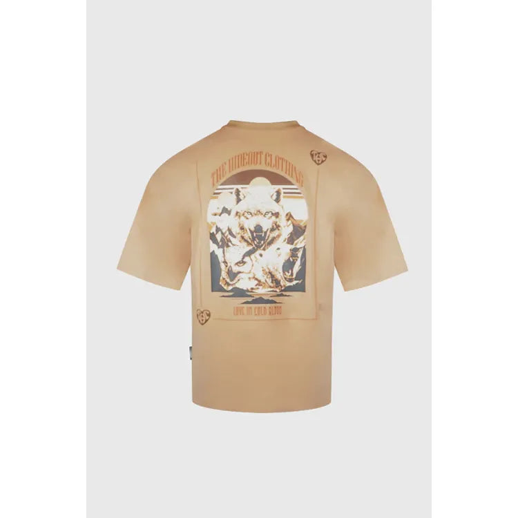 Love in Cold Blood Oversized Tee Tan