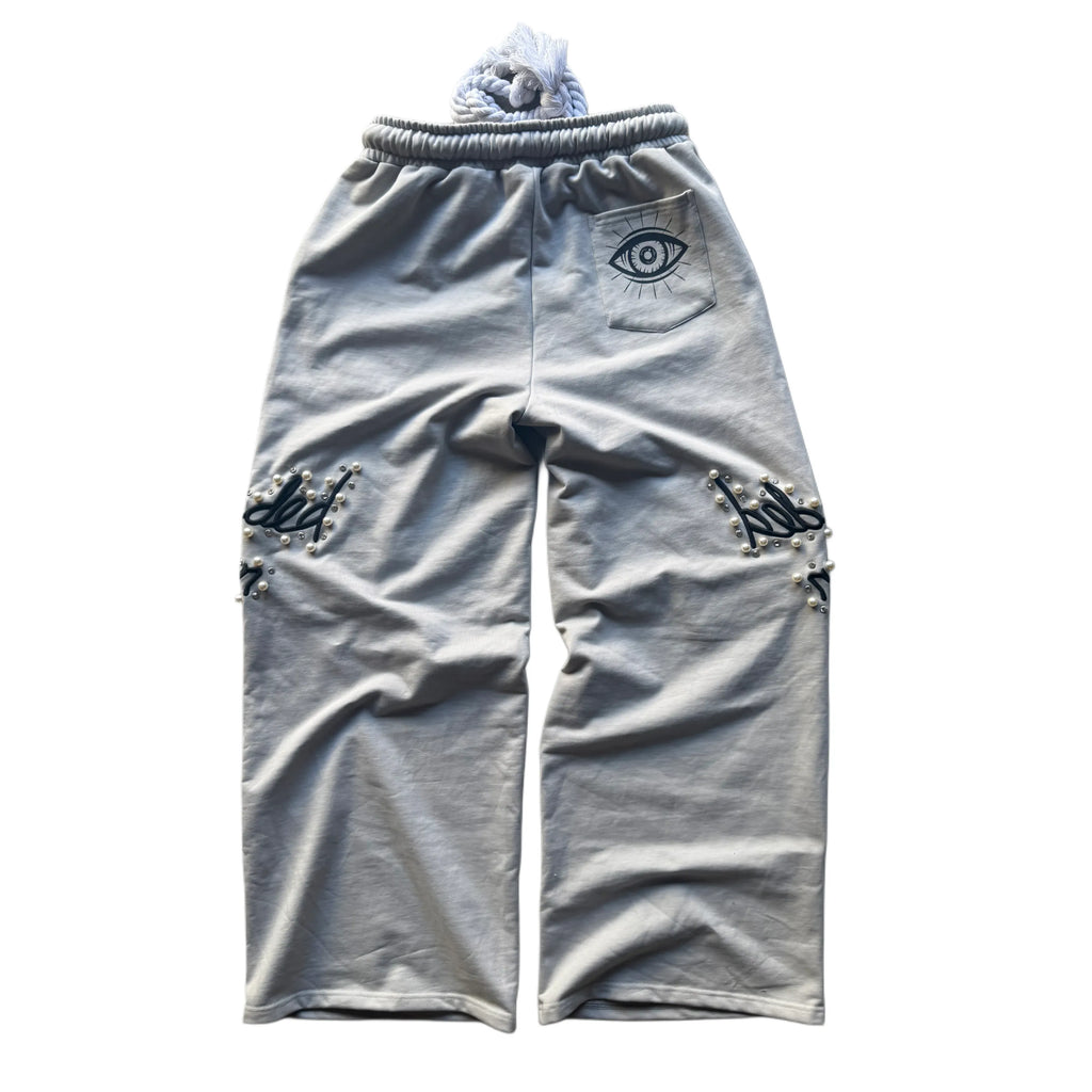 Threaded Vision Threaded Vision Fog Sweatpants Grey – Sneak Peek Luxury