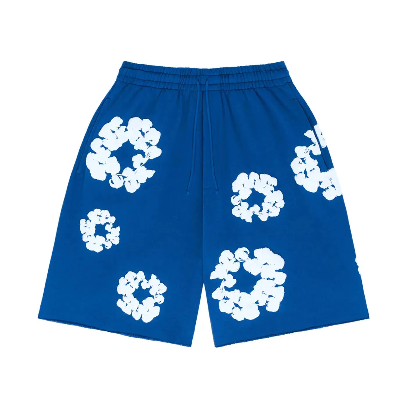 Denim Tears The Cotton Wreath Shorts Blue