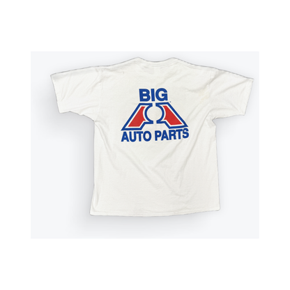 Hold The Curves Big Auto Parts Vintage Tee HeavyWeight