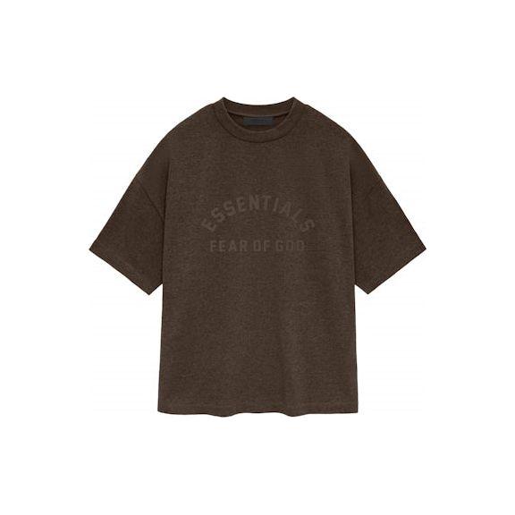Fear of God Essentials Core Collection Heavy S/S Tee Heather Wood