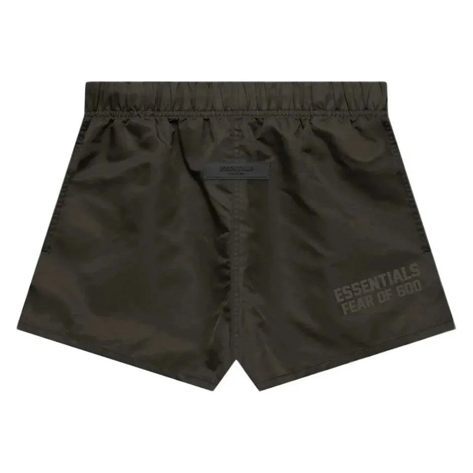 Fear of God Essentials Nylon Running Shorts Off Black