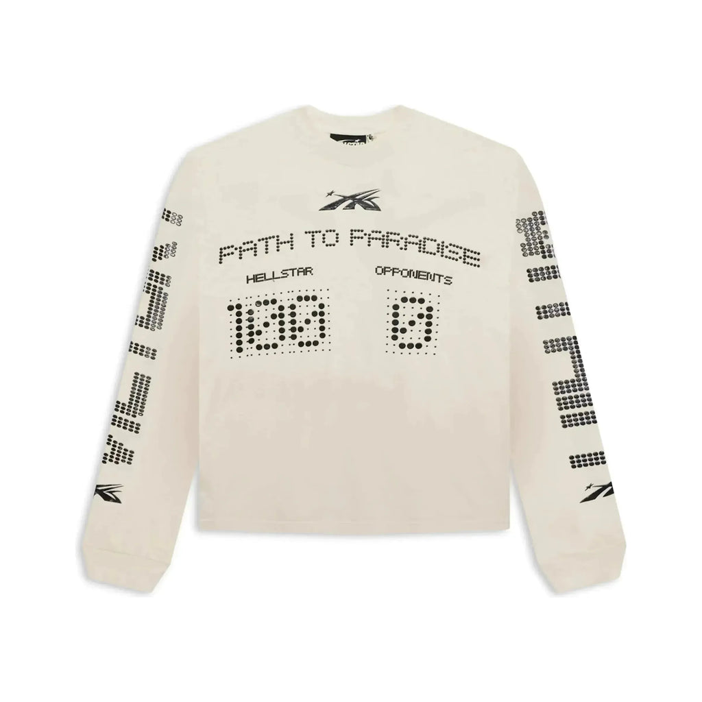 Hellstar Scoreboard L/S T-shirt White – Sneak Peek Luxury