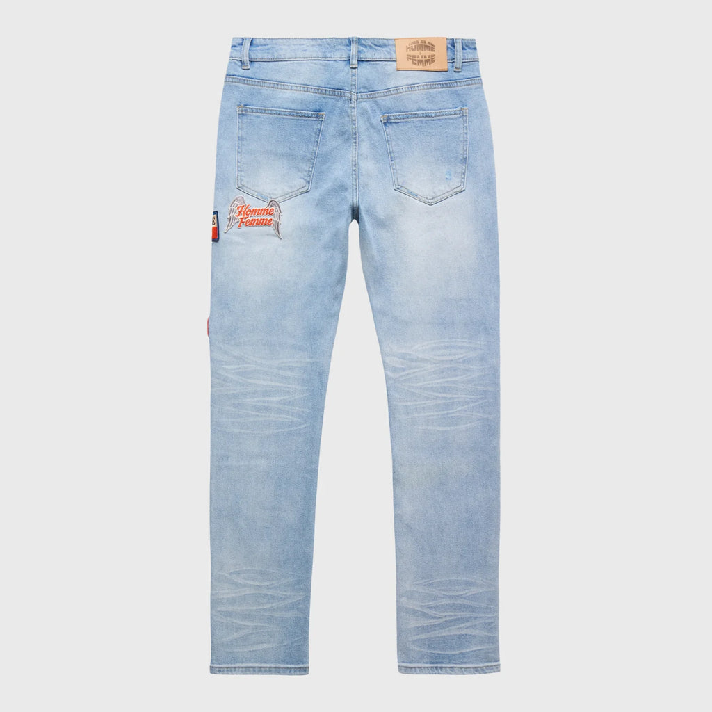 Homme Femme Heartbreak Denim Blue