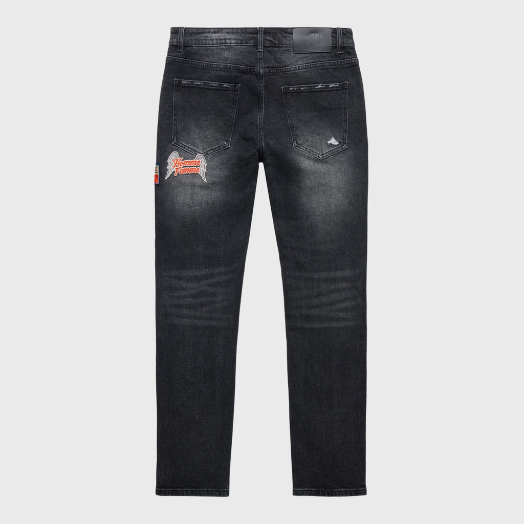 Homme Femme Heartbreak Denim Black